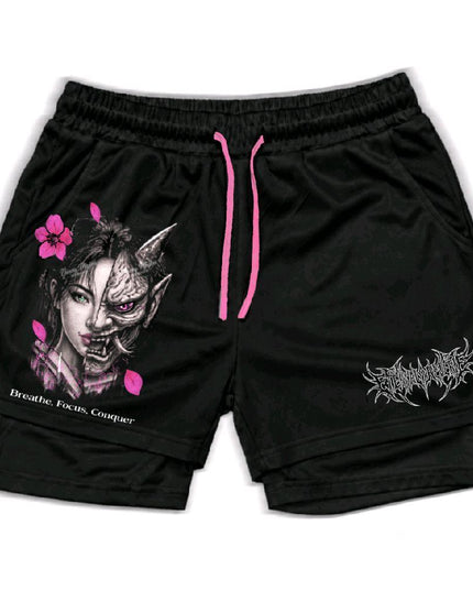 Conquer  your Demons Gym Shorts
