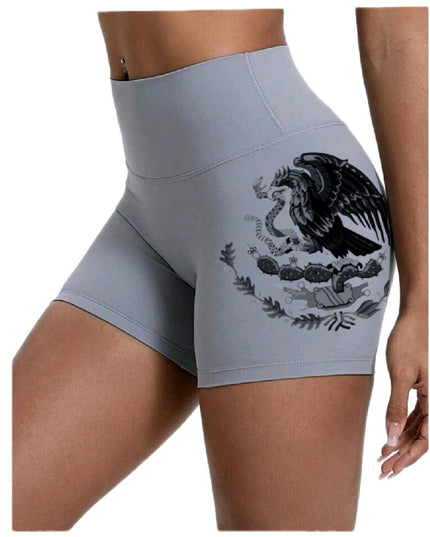 Female High-Rise Scrunch Butt "MX" Yoga Shorts