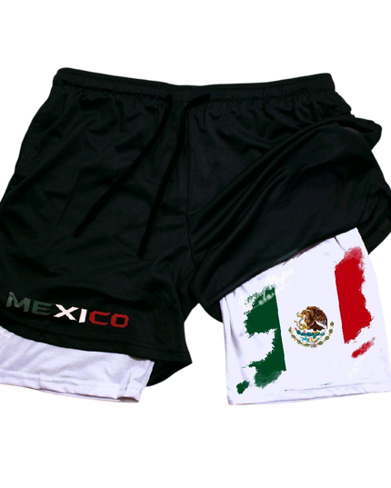 Men's Polyester Synthetics Athletic Shorts