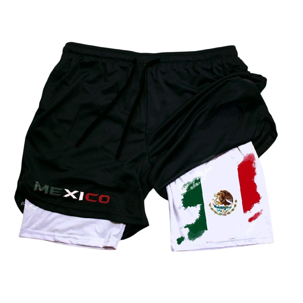 Men's Polyester Synthetics Athletic Shorts