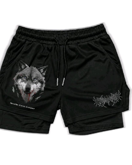 Conquer  Unisex Double-Layer Polyester Compression Fitted Athletic Style...