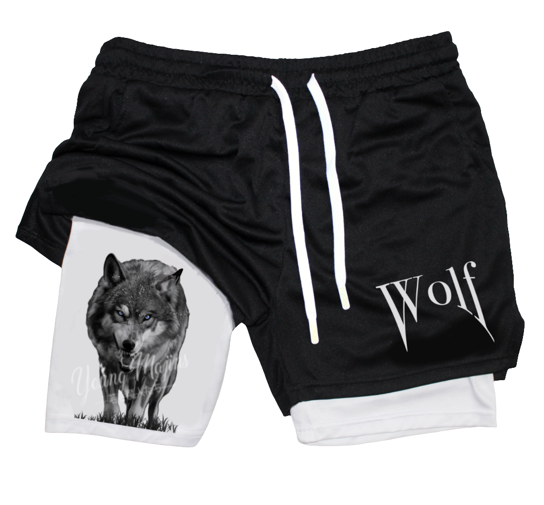Stay Hungry "WOLF" Gym Shorts