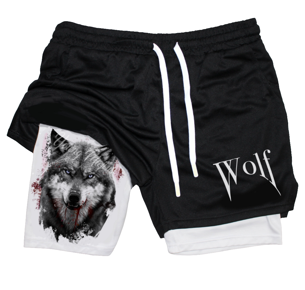 Stay Hungry "WOLF" Gym Shorts