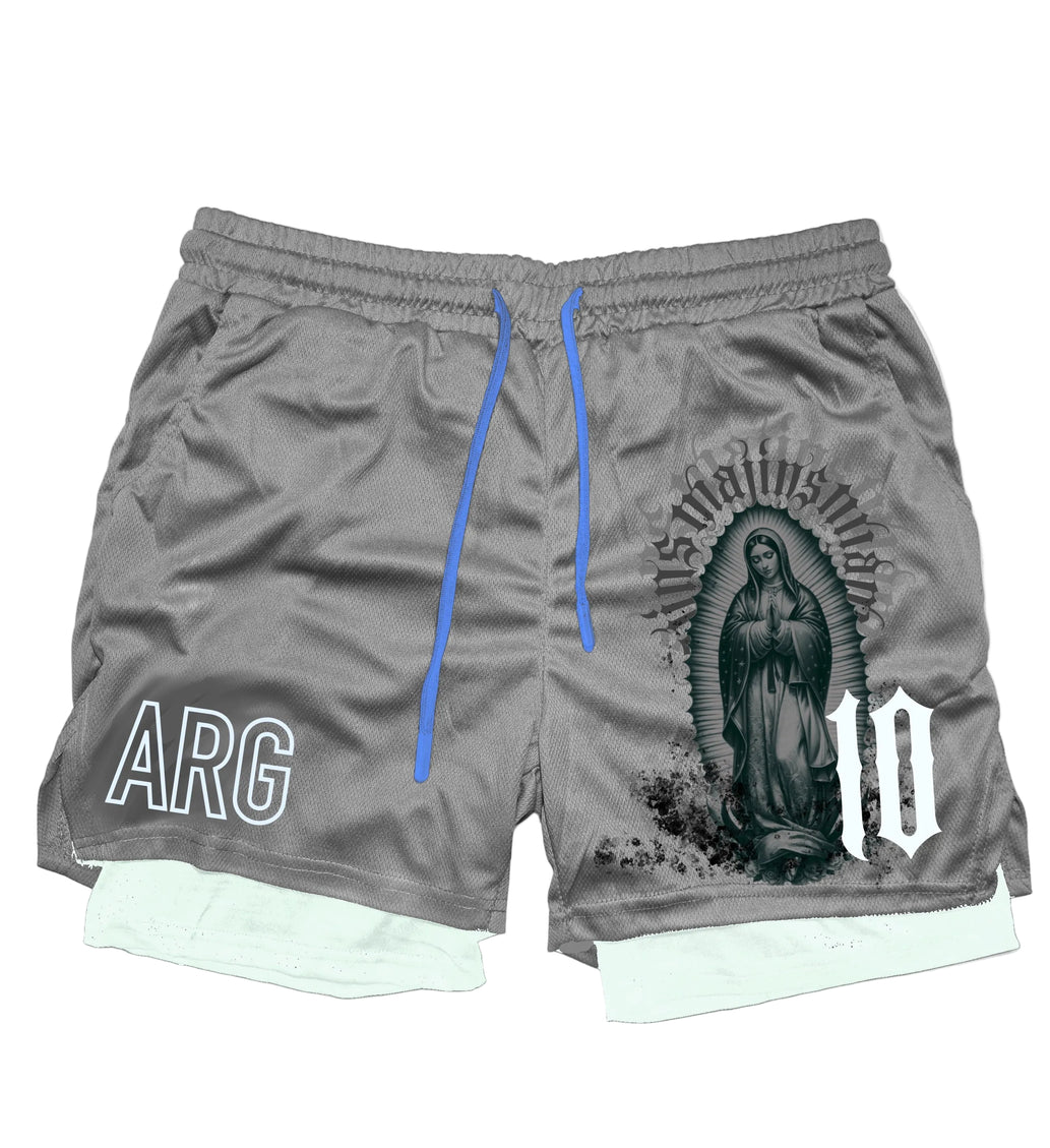 Arg 10 "Virgin Mary" Athlete Shorts