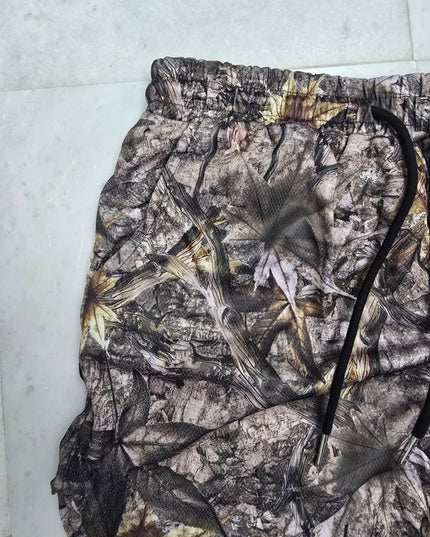 Leaf Camo" Gym Shorts