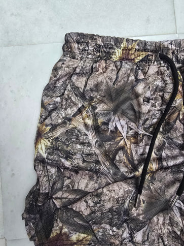 Leaf Camo" Gym Shorts